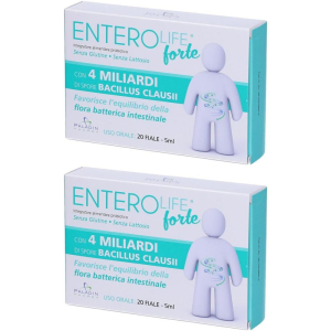 Acquista Online enterolife forte integratore alimentare fiale 2x20 pz flaconcini bevib e Cerca l'offerta più bassa