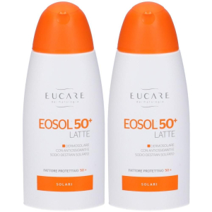 Acquista Online eosol latte solare spf50+ 2x125 ml e Cerca l'offerta più bassa
