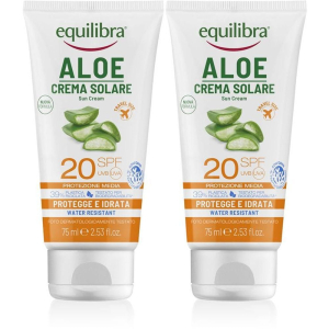 Acquista Online equilibra® aloe crema solare spf 20 minitaglia 2x75 ml e Cerca l'offerta più bassa