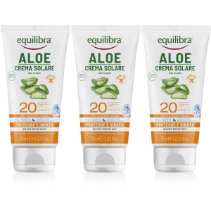 Acquista Online equilibra® aloe crema solare spf 20 minitaglia 3x75 ml e Cerca l'offerta più bassa