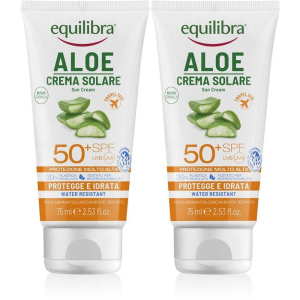 Acquista Online equilibra® aloe crema solare spf 50+ set da 2 2x75 ml solare e Cerca l'offerta più bassa