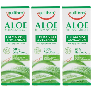 Acquista Online equilibra® aloe crema viso anti-aging 3x50 ml e Cerca l'offerta più bassa
