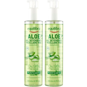 Acquista Online equilibra® aloe gel detergente micellare viso 2x200 ml e Cerca l'offerta più bassa