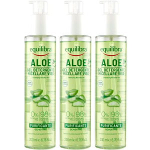 Acquista Online equilibra® aloe gel detergente micellare viso 3x200 ml e Cerca l'offerta più bassa