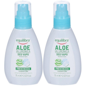 Acquista Online equilibra aloe ialuronica deo vapo deodorante spray 2x75 ml e Cerca l'offerta più bassa