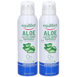 Acquista Online equilibra®aloe latte spray doposole 2x150 ml e Cerca l'offerta più bassa