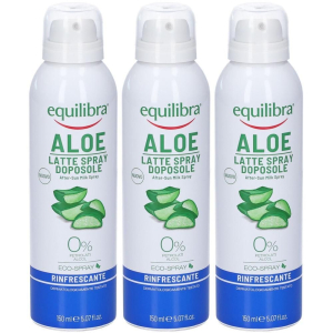 Acquista Online equilibra®aloe latte spray doposole 3x150 ml e Cerca l'offerta più bassa