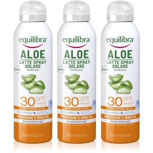 Acquista Online equilibra® aloe latte spray solare spf 30 3x150 ml e Cerca l'offerta più bassa