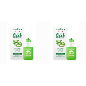 Acquista Online Equilibra Aloe Siero Viso Anti-Aging Set da 2 2x30 ml e Cerca l'offerta più bassa