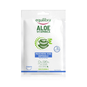 Acquista Online equilibra aloe solare maschera viso doposole in tessuto monodose 20 ml e Cerca l'offerta più bassa