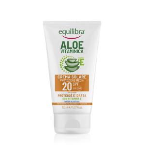 Acquista Online equilibra aloe vitaminica 150 ml crema solare spf 20 idratante e Cerca l'offerta più bassa