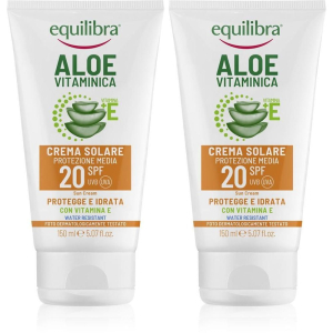 Acquista Online equilibra aloe vitaminica crema solare spf 20 1510 ml e Cerca l'offerta più bassa