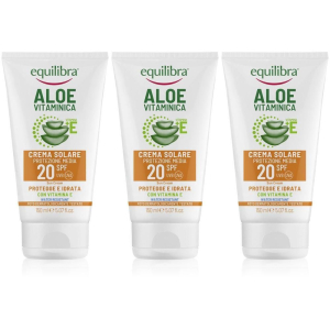 Acquista Online equilibra aloe vitaminica crema solare spf 20 1510 ml e Cerca l'offerta più bassa