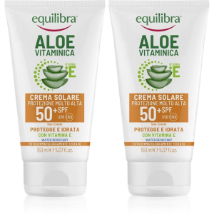 Acquista Online equilibra aloe vitaminica crema solare viso spf50+ 150 ml e Cerca l'offerta più bassa
