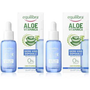 Acquista Online equilibra aloe vitaminica siero viso doposole 2x30 ml e Cerca l'offerta più bassa