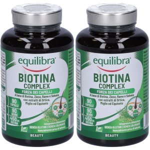 Acquista Online equilibra biotina complex set da 2 2x70 g capsule e Cerca l'offerta più bassa