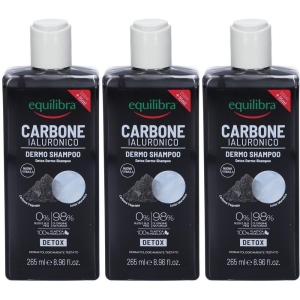 Acquista Online equilibra® carbone ialuronico dermo shampoo 3x265 ml e Cerca l'offerta più bassa