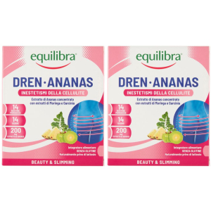 Acquista Online equilibra® dren ananas inestetismi della cellulite set da 2 2x56 g set e Cerca l'offerta più bassa
