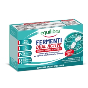 Acquista Online Equilibra fermenti dual active 20 capsule integratore per il benessere gastro intestinale e Cerca l'offerta più bassa