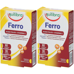 Acquista Online equilibra® ferro acido folico + vitamina c set da 2 2x25,8 g capsule e Cerca l'offerta più bassa