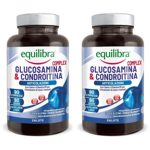 Acquista Online equilibra glucosamina & condroitina 90 compresse set da 2 2x144 g e Cerca l'offerta più bassa