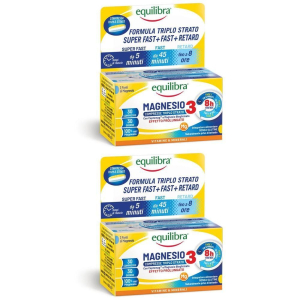 Acquista Online equilibra magnesio 3 compresse triplostrato 2x38,1 g e Cerca l'offerta più bassa