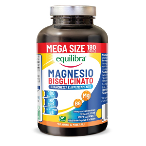 Equilibra magnesio bisglicinato stanchezza e affaticamento 180 capsule