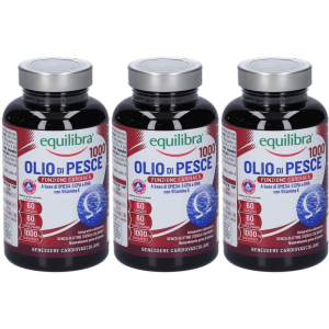 Acquista Online equilibra olio di pesce 1000 in capsule 3x84,4 g e Cerca l'offerta più bassa