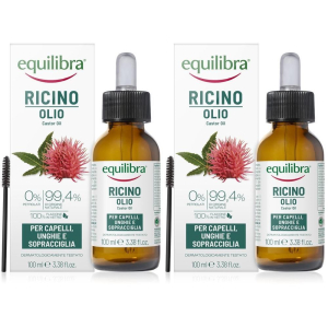 Acquista Online equilibra olio di ricino capelli unghie sopracciglia 2x100 ml e Cerca l'offerta più bassa