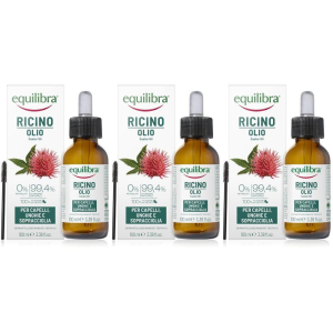 Acquista Online equilibra olio di ricino capelli unghie sopracciglia 3x100 ml e Cerca l'offerta più bassa