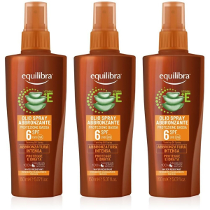 Acquista Online equilibra olio spray abbronzante spf6 150 ml e Cerca l'offerta più bassa