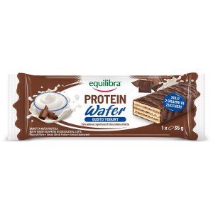 Acquista Online equilibra protein wafer gusto yogurt con golosa copertura di cioccolato a latte 35 grammi e Cerca l'offerta più bassa