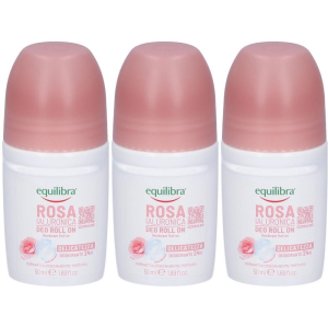Acquista Online equilibra rosa ialuronica deo roll-on 3x50 ml e Cerca l'offerta più bassa