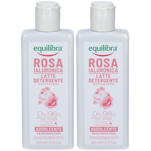 Acquista Online equilibra rosa ialuronica latte detergente 2x228 g e Cerca l'offerta più bassa