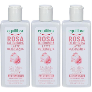Acquista Online equilibra rosa ialuronica latte detergente 3x228 g e Cerca l'offerta più bassa