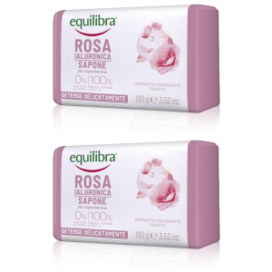 Acquista Online equilibra rosa ialuronica sapone 100% vegetale 100 g e Cerca l'offerta più bassa