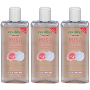 Acquista Online equilibra shampoo rosa ialuronica 3x265 ml e Cerca l'offerta più bassa