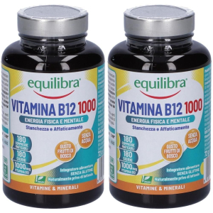 Acquista Online equilibra vitamina b12 1000 2x72 g compresse masticabili e Cerca l'offerta più bassa