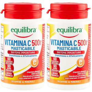 Acquista Online equilibra® vitamina c 500 masticabile set da 2 2x84 g compresse mastic e Cerca l'offerta più bassa