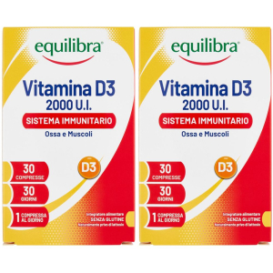 Acquista Online equilibra® vitamina d3 set da 2 2x2,43 g compresse e Cerca l'offerta più bassa