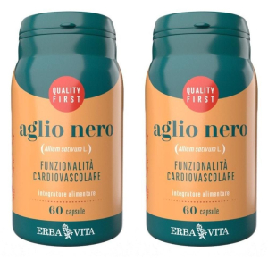 Acquista Online erba vita aglio nero capsule 2x30 g e Cerca l'offerta più bassa