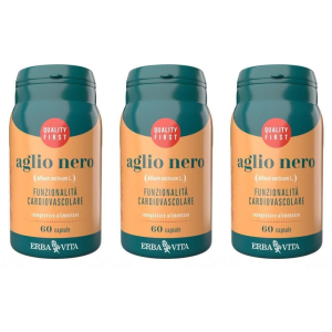 Acquista Online erba vita aglio nero capsule 3x30 g e Cerca l'offerta più bassa