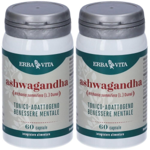 Acquista Online erba vita ashwagandha capsule 2x33 g e Cerca l'offerta più bassa