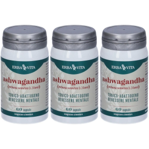 Acquista Online erba vita ashwagandha capsule 3x33 g e Cerca l'offerta più bassa
