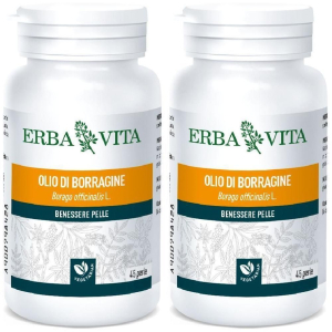 Acquista Online erba vita borragine in perle 2x45 pz e Cerca l'offerta più bassa
