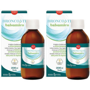 Acquista Online erba vita bronco.vit fluido balsamico soluzione orale 2x200 ml soluzio e Cerca l'offerta più bassa