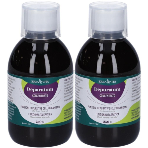 Acquista Online erba vita depuratum concentrato soluzione orale 2x250 ml ora e Cerca l'offerta più bassa