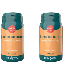 Acquista Online erba vita glucomannano 2x36 g capsule e Cerca l'offerta più bassa