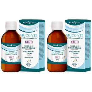 Acquista Online erba vita muco.vit fluido adulti soluzione orale 2x200 ml or e Cerca l'offerta più bassa
