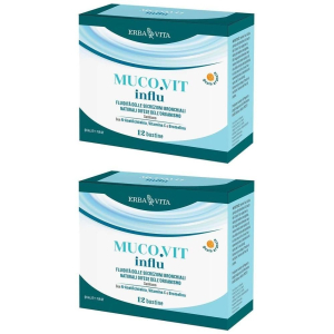 Acquista Online erba vita muco.vit influ bustine 2x42 g e Cerca l'offerta più bassa
